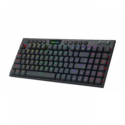 کیبورد بی سیم گیمینگ Redragon مدل Yi Pro K625P-KBS با سوییچ‌ آبی
