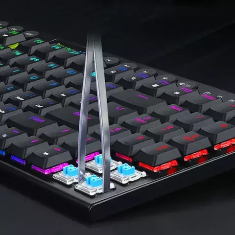 کیبورد بی سیم گیمینگ Redragon مدل Yi Pro K625P-KBS با سوییچ‌ آبی