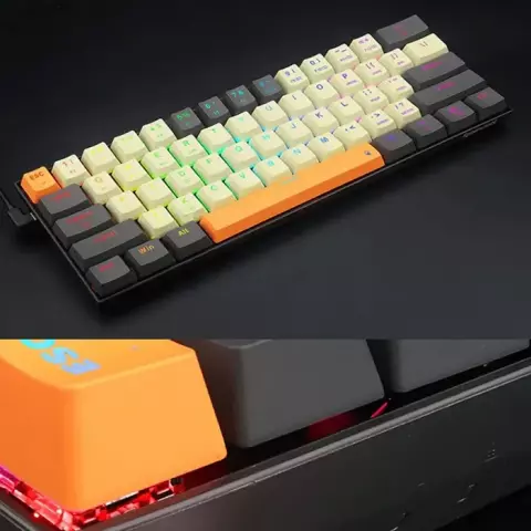 کیبورد بی سیم گیمینگ Redragon مدل CARAXES PRO K644 CGO RGB PRO با سوییچ قرمز