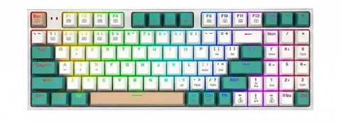 REDRAGON GAMING VEIGAR K643WGC-RGB-PRO WHITE TAKHTJAMSHID WIRELESS MECHANICAL KB