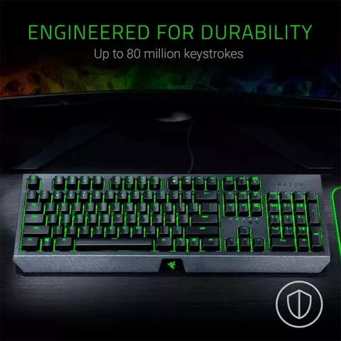 کیبورد سیمی گیمینگ Razer مدل BlackWidow Essential Pro با سوییچ سبز