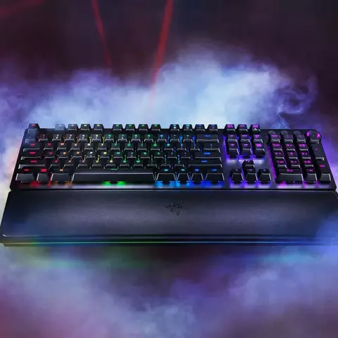 کیبورد سیمی گیمینگ Razer مدل Huntsman Elite با سوییچ قرمز