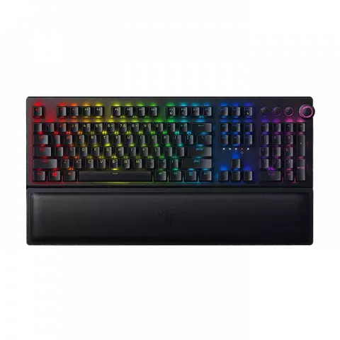 RAZER GAMING BLACKWIDOW V3 PRO YELLOW SWITCH RZ03-03531700-R3M1 BLACK ASLI MECHANICAL KB