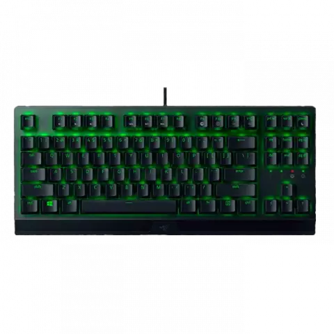 کیبورد سیمی گیمینگ Razer مدل BlackWidow X Tenkeyless با سوییچ‌ سبز