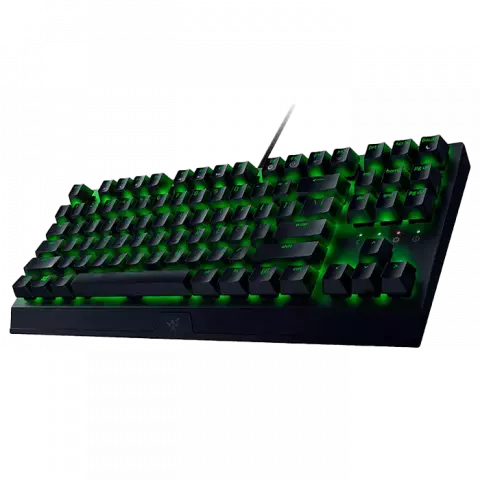 کیبورد سیمی گیمینگ Razer مدل BlackWidow X Tenkeyless با سوییچ‌ سبز