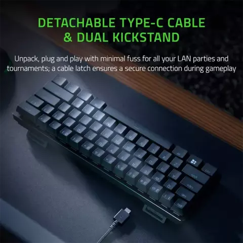 کیبورد سیمی گیمینگ Razer مدل Huntsman Mini Analog