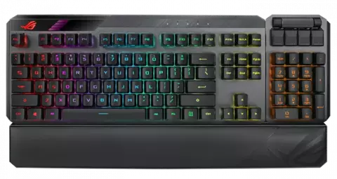 کیبورد بی سیم گیمینگ ASUS مدل ROG Claymore II با سوییچ قرمز