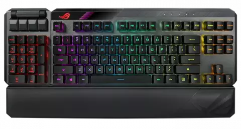 کیبورد بی سیم گیمینگ ASUS مدل ROG Claymore II با سوییچ قرمز