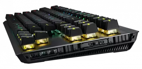 کیبورد بی سیم گیمینگ ASUS مدل ROG Claymore II با سوییچ قرمز