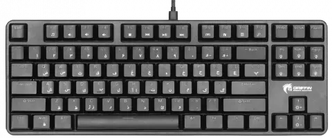 کیبورد سیمی گیمینگ Green مدل GK801-RGB با سوییچ آبی