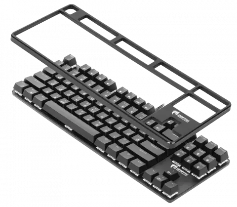 کیبورد سیمی گیمینگ Green مدل GK801-RGB با سوییچ آبی