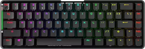 کالا ASUS مدل GAMING ROG FALCHION RGB MX CHERRY RED SWITCH BLACK PANA WIRE