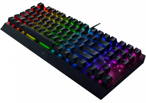 کیبورد سیمی گیمینگ Razer مدل BlackWidow V3 Tenkeyless با سوییچ زرد