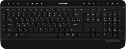 KINGSTAR KB97W BLACK MATIN WIRELESS KB
