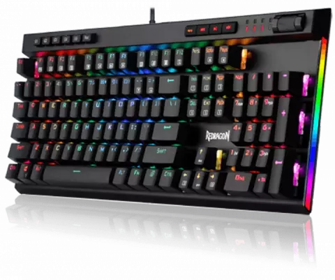 کیبورد سیمی گیمینگ Redragon مدل VATA K580 RGB با سوییچ آبی