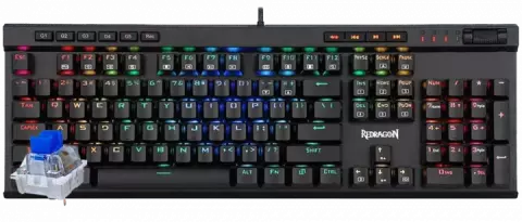 کیبورد سیمی گیمینگ Redragon مدل VATA K580 RGB با سوییچ آبی