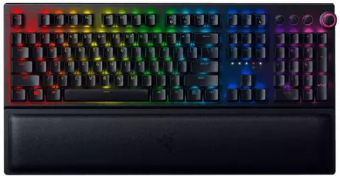 کیبورد بی سیم گیمینگ Razer مدل BlackWidow V3 Pro با سوییچ سبز