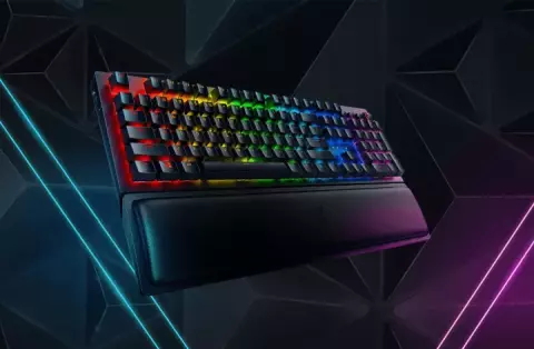 کیبورد بی سیم گیمینگ Razer مدل BlackWidow V3 Pro با سوییچ سبز