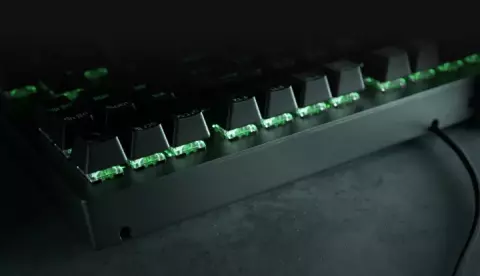 کیبورد سیمی گیمینگ Razer مدل BlackWidow V3 Tenkeyless با سوییچ سبز