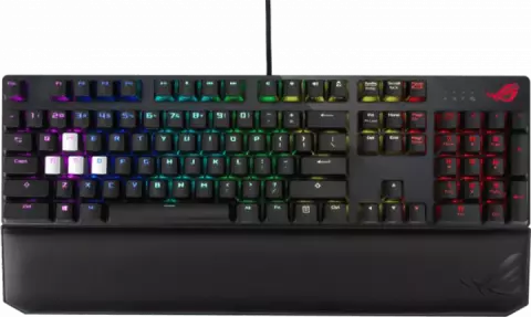 کیبورد سیمی گیمینگ ASUS مدل ROG STRIX SCOPE DELUXE با سوییچ قرمز