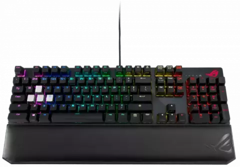 کیبورد سیمی گیمینگ ASUS مدل ROG STRIX SCOPE DELUXE با سوییچ قرمز