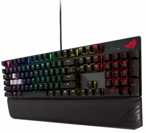 کیبورد سیمی گیمینگ ASUS مدل ROG STRIX SCOPE DELUXE با سوییچ قرمز