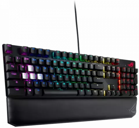 کیبورد سیمی گیمینگ ASUS مدل ROG STRIX SCOPE DELUXE با سوییچ قرمز