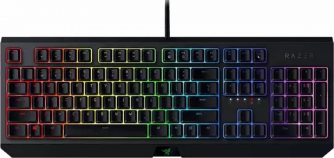 کیبورد سیمی Razer مدل GAMING BLACKWIDOW 2019 با سوییچ سبز