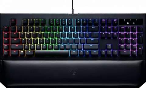 کیبورد سیمی Razer مدل GAMING BLACKWIDOW CHROMA V2 2016 با سوییچ زرد