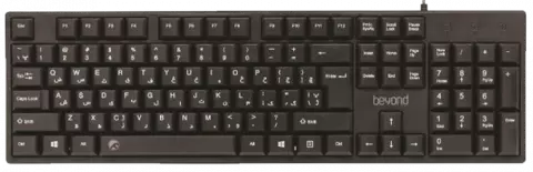 BEYOND BK-8281 USB BLACK ESPEERO KB