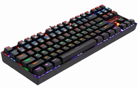 کیبورد سیمی گیمینگ Redragon مدل Kumara Rainbow K552-KR با سوییچ قرمز