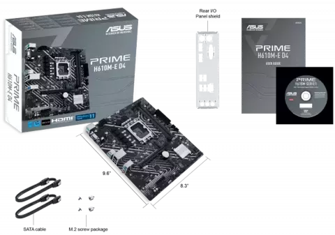 مادربرد ASUS مدل Prime H610M-E D4