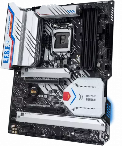 مادربرد ASUS مدل Gaming Z590 WIFI GUNDAM EDITION