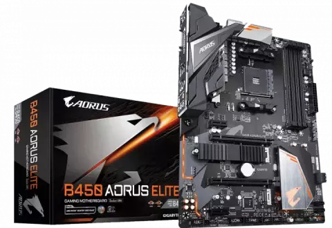 مادربرد  GIGABYTE مدل GAMING B450 AORUS ELITE (REV1.0)