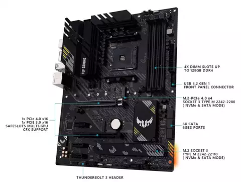 مادربرد Asus مدل TUF GAMING B550 PLUS