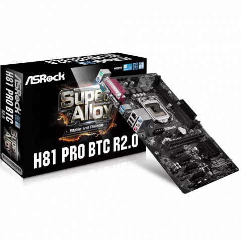 مادربرد Asrock DDR3 مدل H81 Pro BTC R2.0