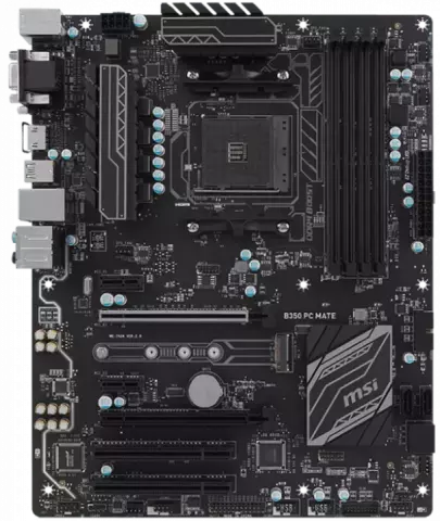 مادربرد MSI DDR4 مدل B350 PC MATE
