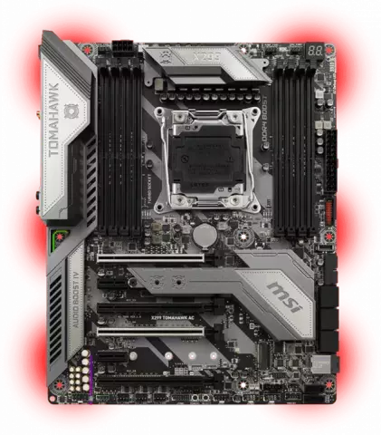 مادربرد MSI DDR4 مدل TOMAHAWK AC X299