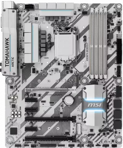 مادربرد MSI DDR4 مدل TOMAHAWK ARCTIC Z270