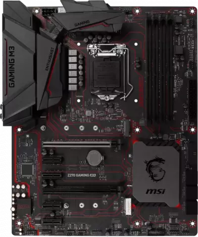 مادربرد MSI DDR4 مدل GAMING M3 Z270