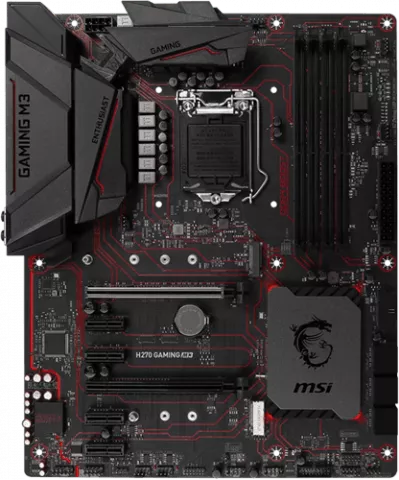 مادربرد MSI DDR4 مدل GAMING M3 H270