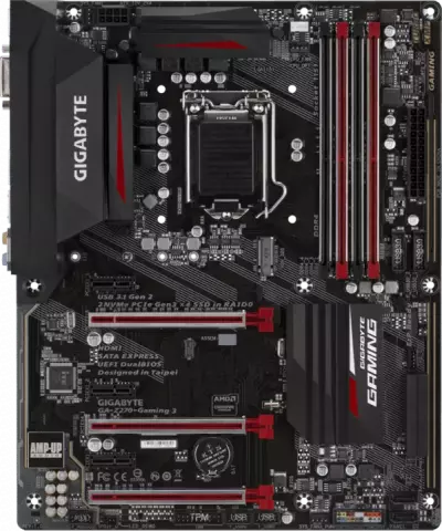 مادربرد Gigabyte DDR4 مدل GAMING3 Z270