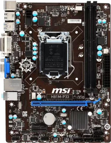 مادربرد  MSI مدل  H81M-P33