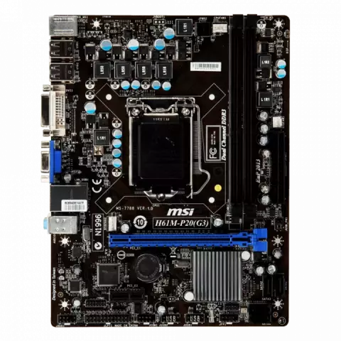 مادربرد MSI DDR3 مدل H61M-P20