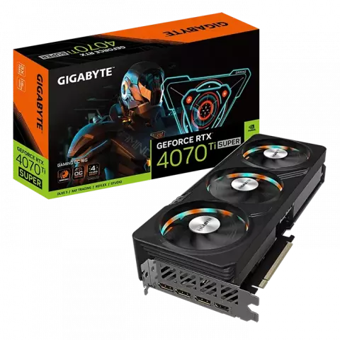 کارت گرافیک  GIGABYTE مدل  GeForce RTX 4070 Ti SUPER GAMING OC 16G