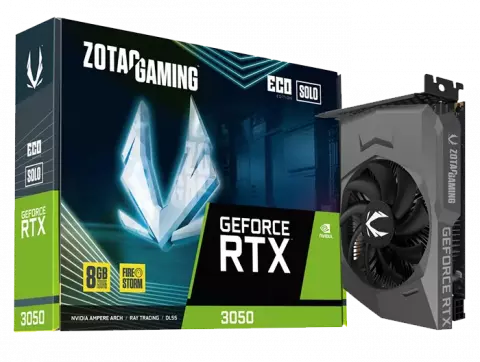 کارت گرافیک Zotac مدل Gaming GEFORCE RTX 3050 ECO SOLO 8GB