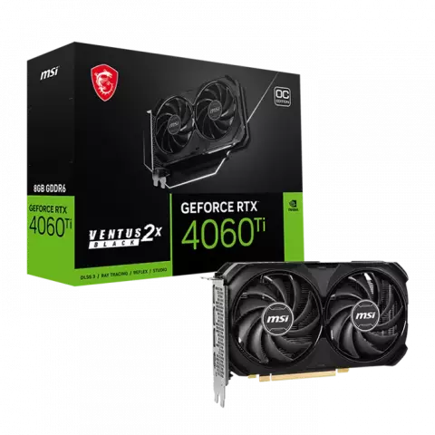 کارت گرافیک MSI مدل GeForce RTX 4060 TI VENTUS 2X BLACK 8G OC