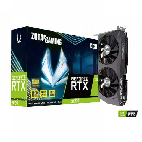 کارت گرافیک  Zotac مدل Gaming GEFORCE RTX 3050 ECO 8GB