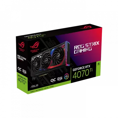 کارت گرافیک ASUS مدل ROG Strix GeForce RTX 4070 Ti 12GB GDDR6X OC Edition