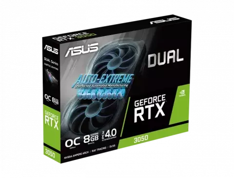 کارت گرافیک ASUS مدل Dual GeForce RTX 3050 V2 OC Edition 8GB